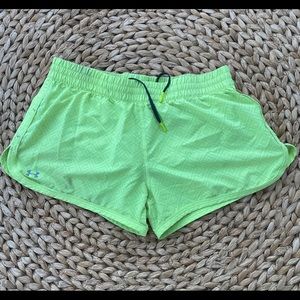 Neon Yellow Under Armour Shorts